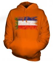 Khakassia Distressed Flag Unisex Adult Hoodie