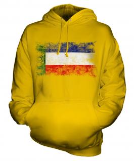 Khakassia Distressed Flag Unisex Adult Hoodie