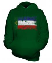 Khakassia Distressed Flag Unisex Adult Hoodie
