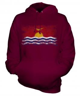 Kiribati Distressed Flag Unisex Adult Hoodie