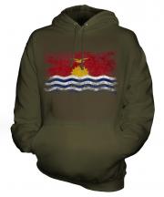 Kiribati Distressed Flag Unisex Adult Hoodie