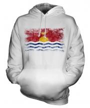 Kiribati Distressed Flag Unisex Adult Hoodie