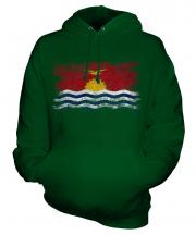 Kiribati Distressed Flag Unisex Adult Hoodie