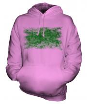 Libya Distressed Flag Unisex Adult Hoodie