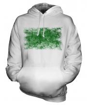Libya Distressed Flag Unisex Adult Hoodie