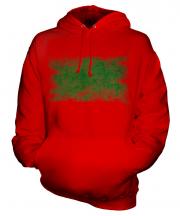 Libya Distressed Flag Unisex Adult Hoodie