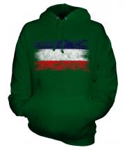 Los Altos Distressed Flag Unisex Adult Hoodie