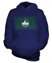 Macau Distressed Flag Unisex Adult Hoodie