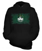 Macau Distressed Flag Unisex Adult Hoodie