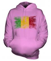 Mali Distressed Flag Unisex Adult Hoodie