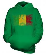Mali Distressed Flag Unisex Adult Hoodie