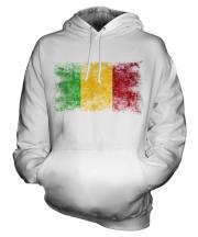 Mali Distressed Flag Unisex Adult Hoodie