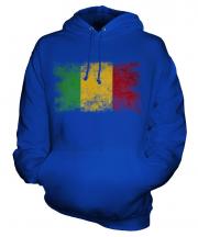 Mali Distressed Flag Unisex Adult Hoodie
