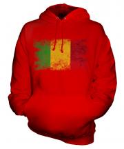 Mali Distressed Flag Unisex Adult Hoodie