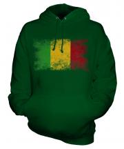 Mali Distressed Flag Unisex Adult Hoodie