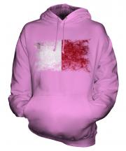 Malta Distressed Flag Unisex Adult Hoodie