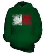 Malta Distressed Flag Unisex Adult Hoodie