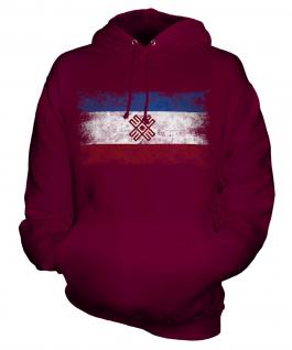 Mari El Distressed Flag Unisex Adult Hoodie