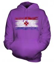 Mordovia Distressed Flag Unisex Adult Hoodie