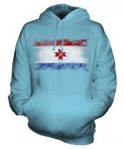 Mordovia Distressed Flag Unisex Adult Hoodie
