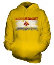 Mordovia Distressed Flag Unisex Adult Hoodie