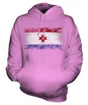 Mordovia Distressed Flag Unisex Adult Hoodie