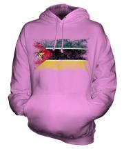 Mozambique Distressed Flag Unisex Adult Hoodie