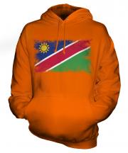 Namibia Distressed Flag Unisex Adult Hoodie