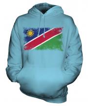 Namibia Distressed Flag Unisex Adult Hoodie