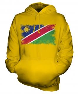 Namibia Distressed Flag Unisex Adult Hoodie