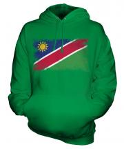 Namibia Distressed Flag Unisex Adult Hoodie