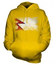 Nepal Distressed Flag Unisex Adult Hoodie