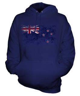 New Zealand Distressed Flag Unisex Adult Hoodie