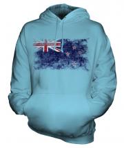 New Zealand Distressed Flag Unisex Adult Hoodie