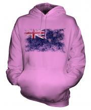New Zealand Distressed Flag Unisex Adult Hoodie