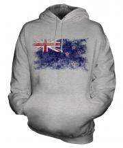 New Zealand Distressed Flag Unisex Adult Hoodie