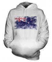 New Zealand Distressed Flag Unisex Adult Hoodie