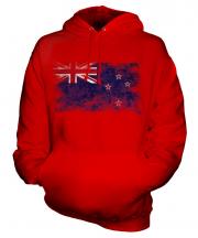 New Zealand Distressed Flag Unisex Adult Hoodie