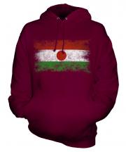 Niger Distressed Flag Unisex Adult Hoodie