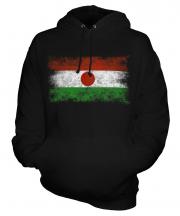 Niger Distressed Flag Unisex Adult Hoodie