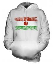 Niger Distressed Flag Unisex Adult Hoodie