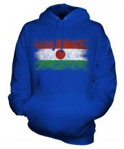 Niger Distressed Flag Unisex Adult Hoodie