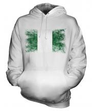 Nigeria Distressed Flag Unisex Adult Hoodie