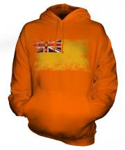 Niue Distressed Flag Unisex Adult Hoodie
