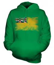 Niue Distressed Flag Unisex Adult Hoodie