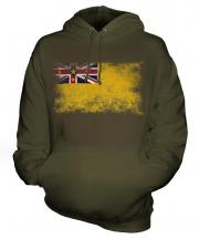 Niue Distressed Flag Unisex Adult Hoodie