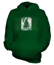 Norfolk Island Distressed Flag Unisex Adult Hoodie