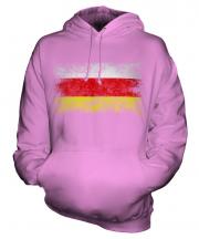 North Ossetia Distressed Flag Unisex Adult Hoodie