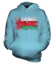 Oman Distressed Flag Unisex Adult Hoodie