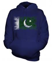 Pakistan Distressed Flag Unisex Adult Hoodie